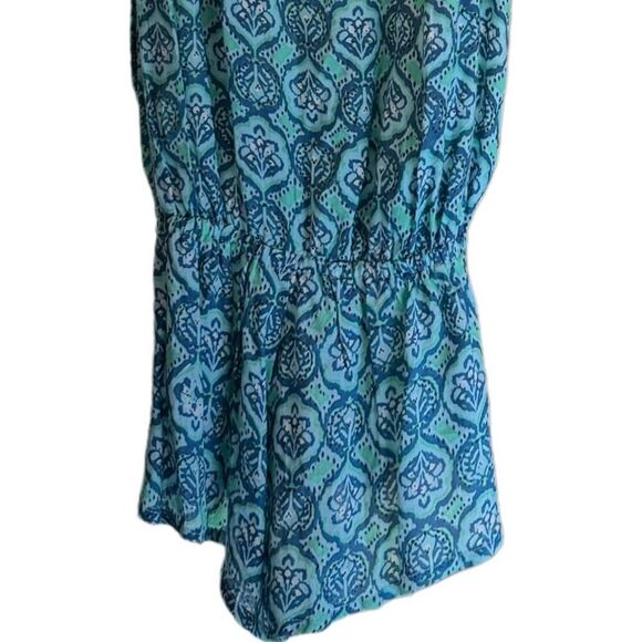NWT. Tiare Hawaii. Blue Circle Print Romper. One Size. - Picture 7 of 10